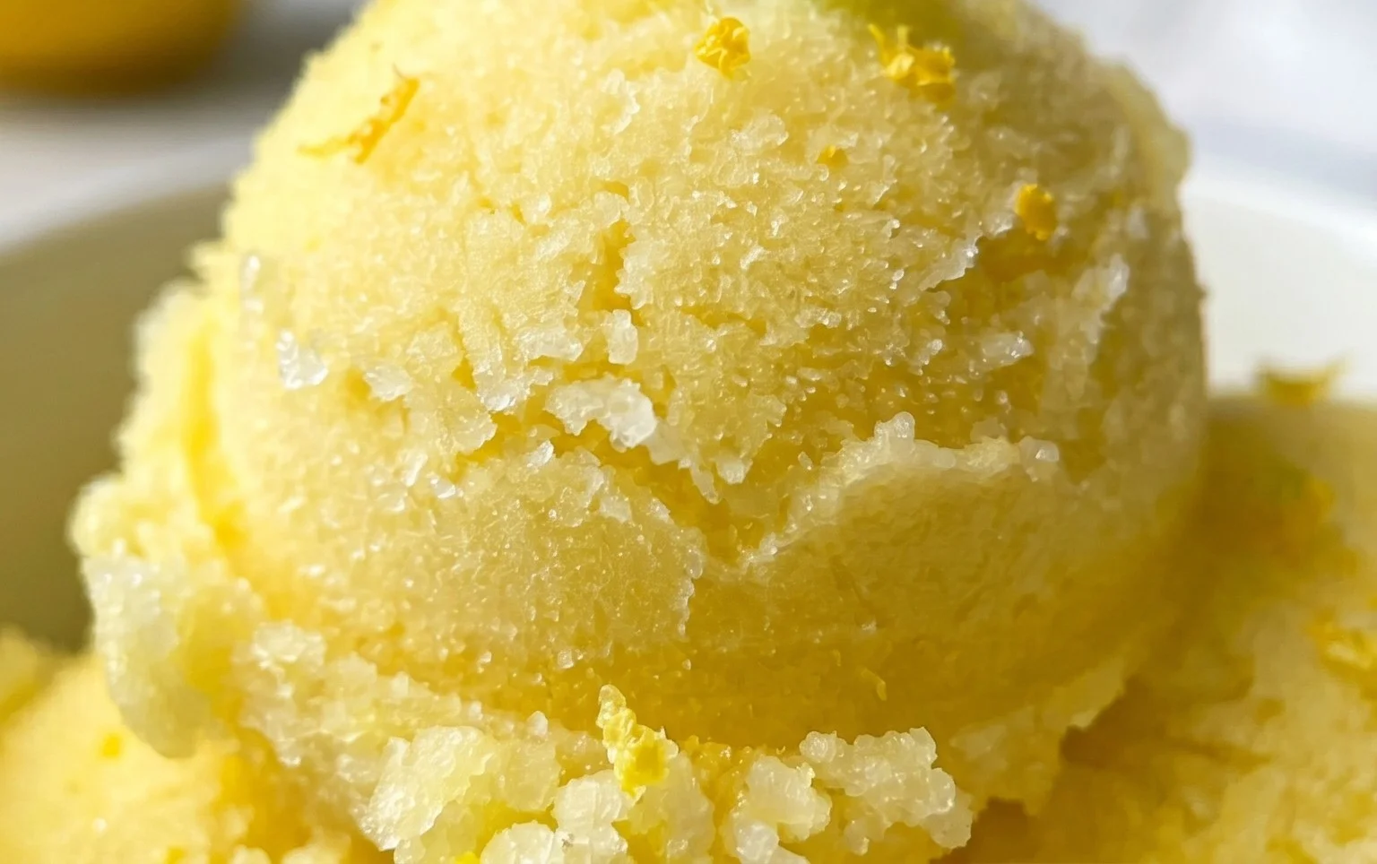 Lemon Sorbet
