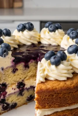 Nova Scotia Blueberry Cream Cake