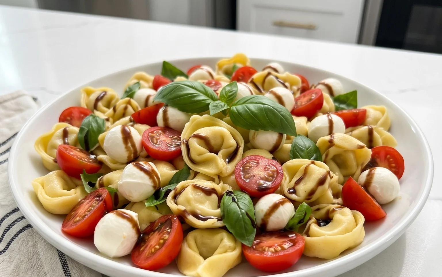 Tortellini Caprese Salad