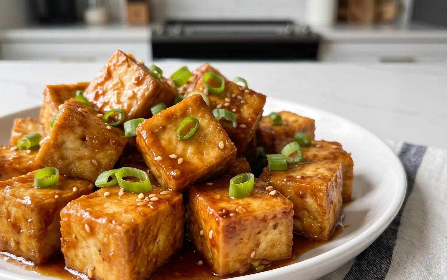 Honey Garlic Tofu