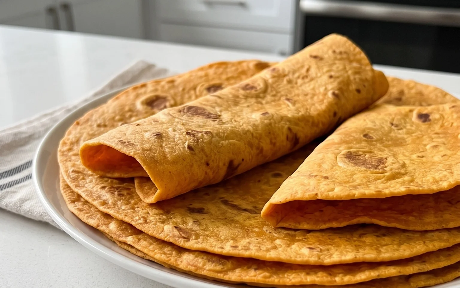 Sweet Potato Tortillas (Gluten-Free Vegan Wraps)