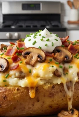 The Ultimate Stuffed Baked Potatoes with Mushrooms