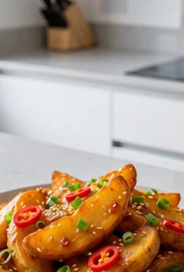 Crispy Honey Chilli Potatoes