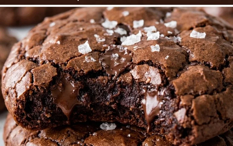 Salted Brownie Cookies