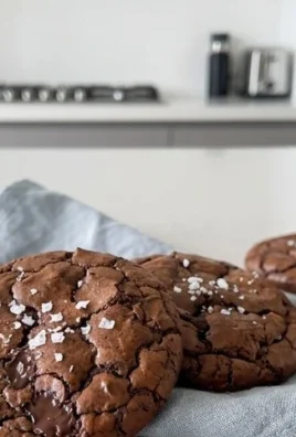 Salted Brownie Cookies