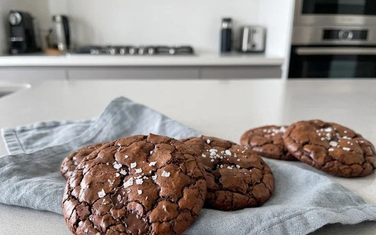 Salted Brownie Cookies