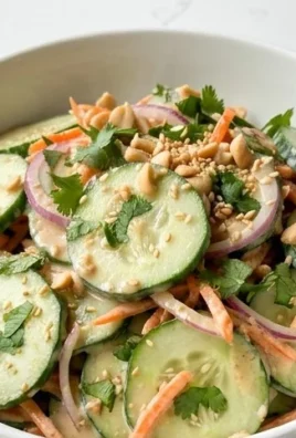 Creamy Asian Cucumber Salad Bowl