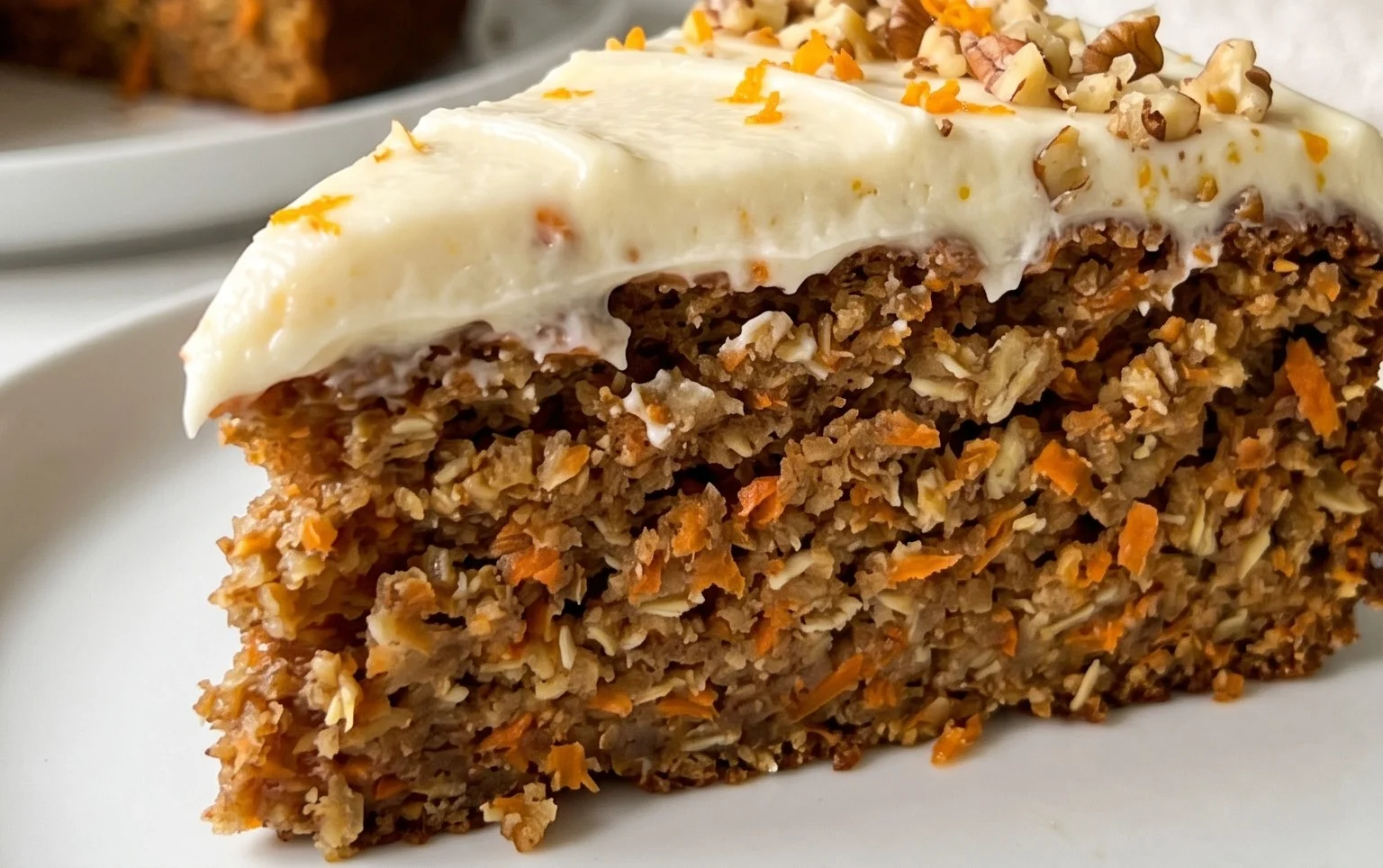 Easy Flourless Oatmeal Carrot Cake Recipe