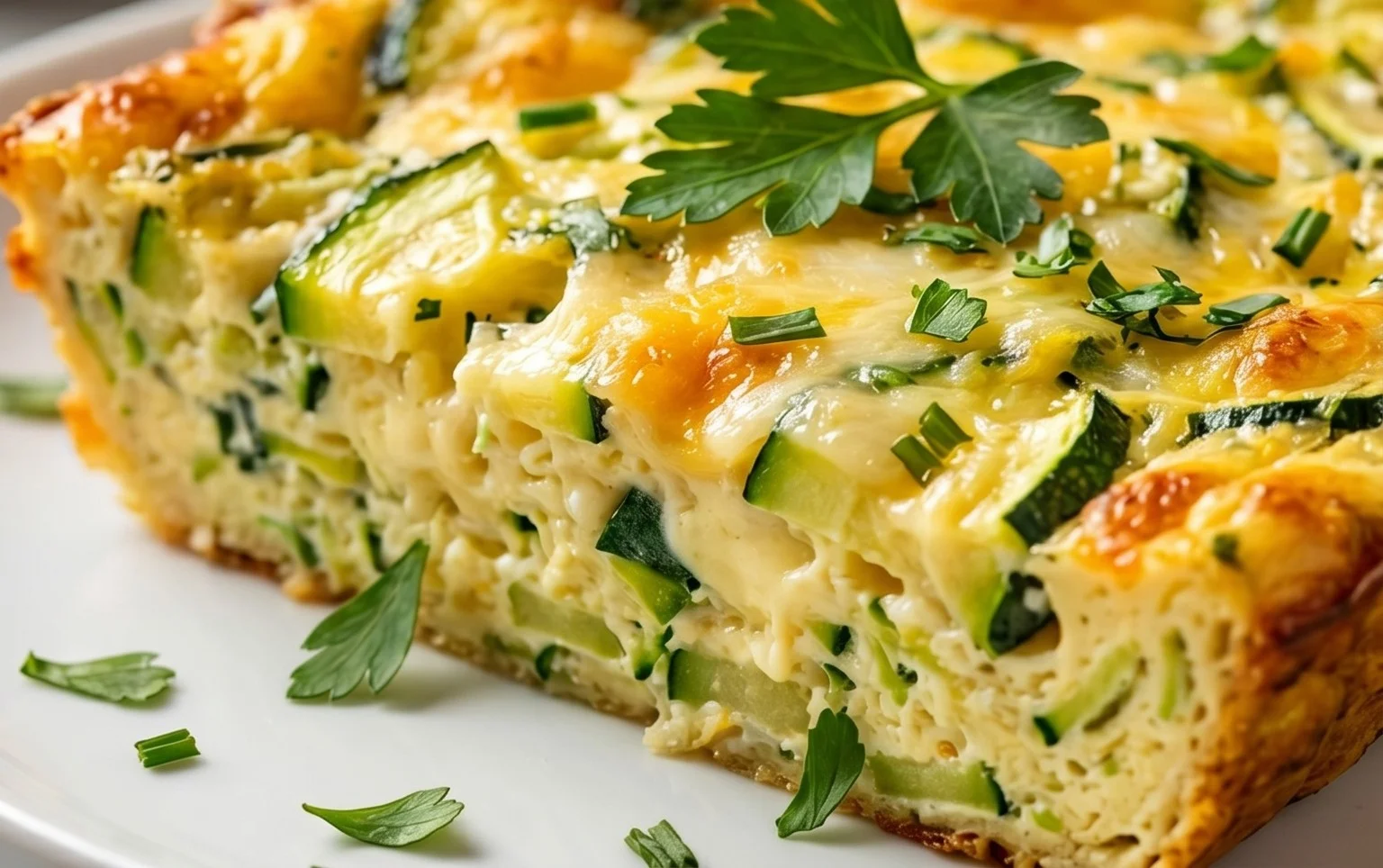 Crustless Zucchini Quiche Recipe