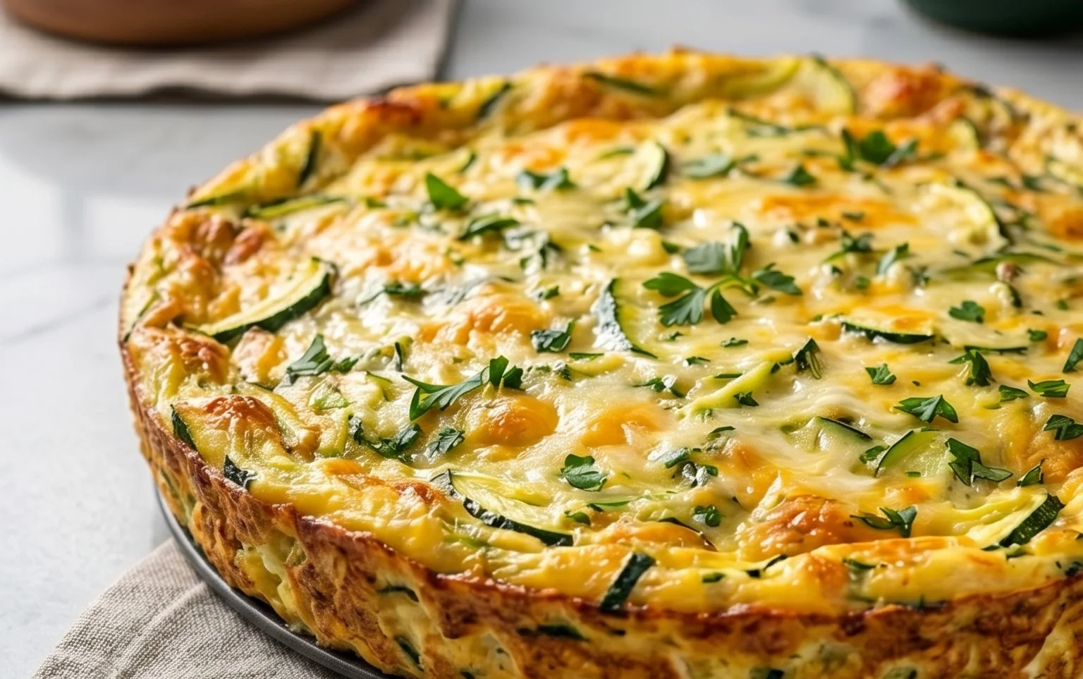 Crustless Zucchini Quiche Recipe