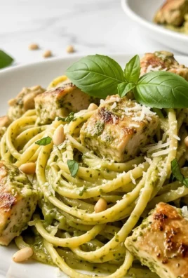 Creamy Chicken Pesto Pasta