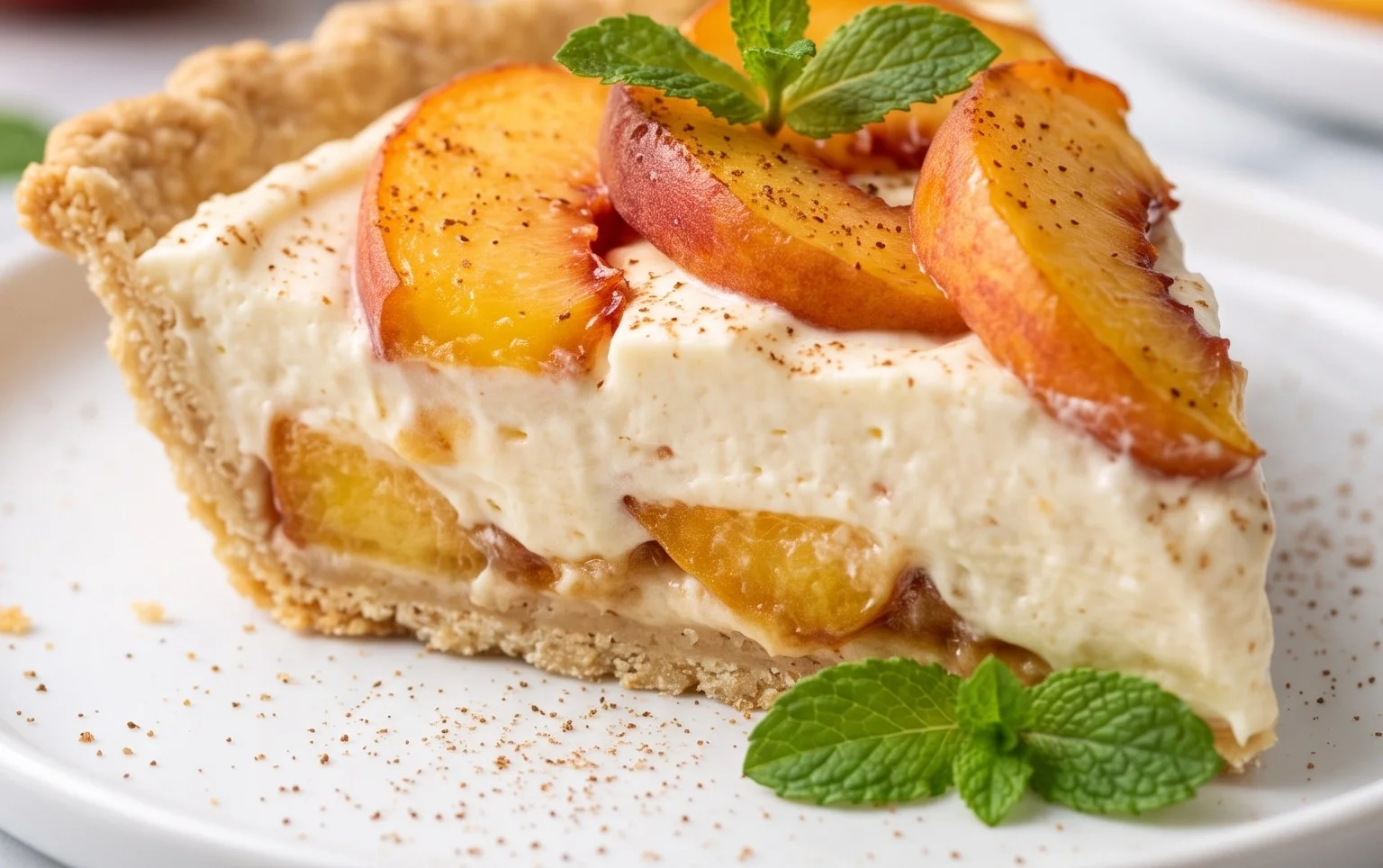 Peaches and Cream Pie