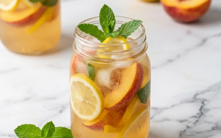 Refreshing Peach Lemonade