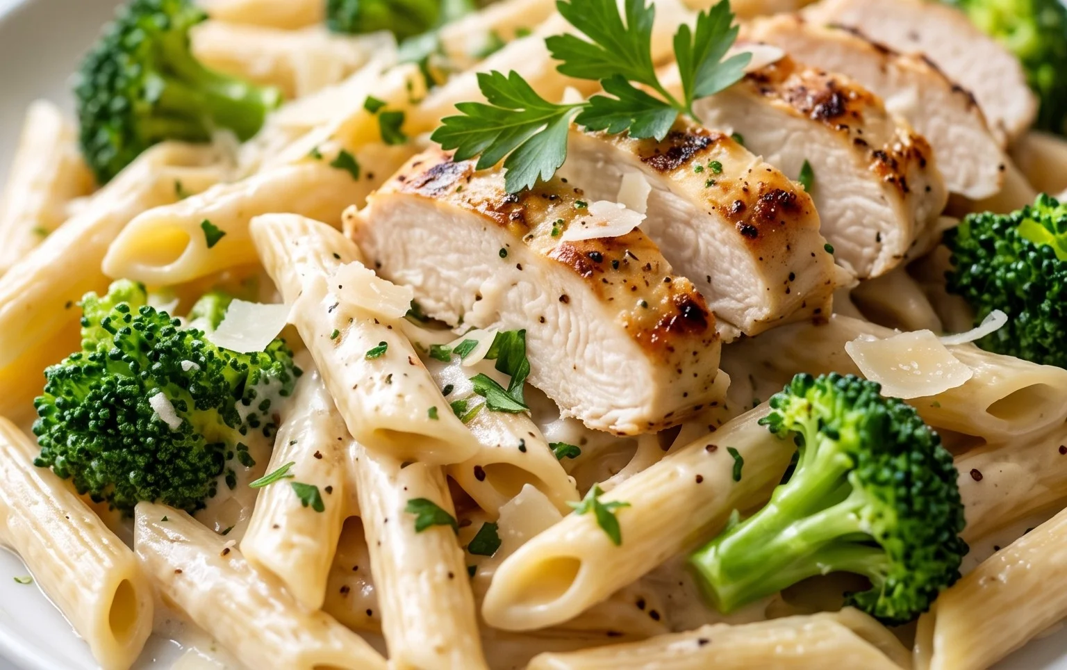 Low Calorie Chicken Alfredo