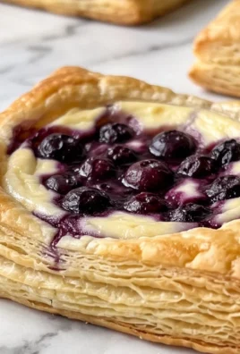 Blueberry Cream Cheese Puff Pastry