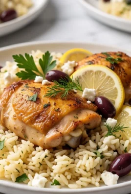 Greek Chicken and Lemon Rice (30 Minutes, One-Pot)