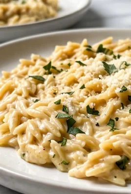 Creamy Garlic Parmesan Orzo