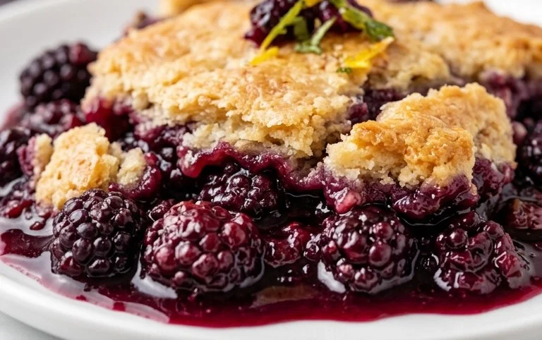 The Pioneer Women's Blackberry Cobbler
