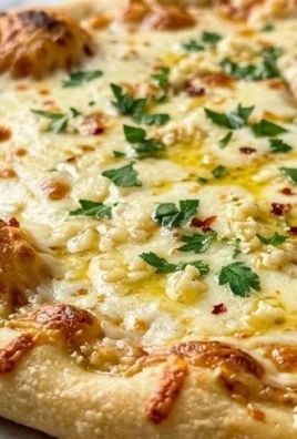 buttery garlic pizza