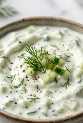 Cucumber Dip with Sour Cream and Dill