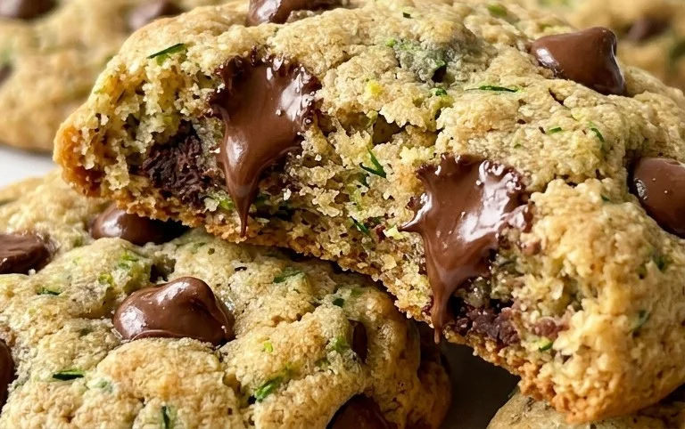 Zucchini Chocolate Chip Cookies