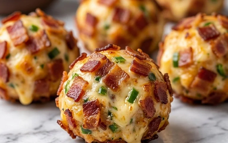 Beef Bacon Jalapeño Popper Cheese Balls