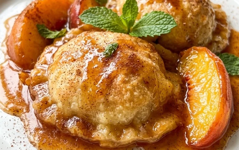 Peach Dumplings