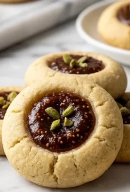 Cardamom Fig Thumbprint Cookies