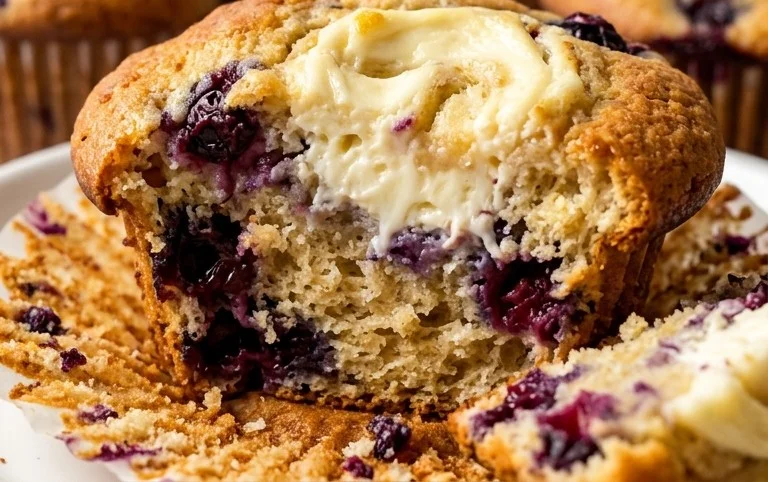 Berry Cream Cheese Muffins