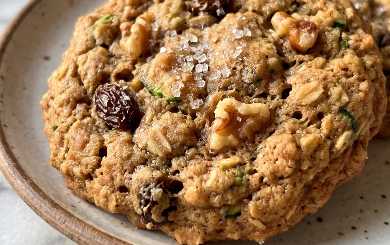 Healthy Zucchini Oatmeal Cookies