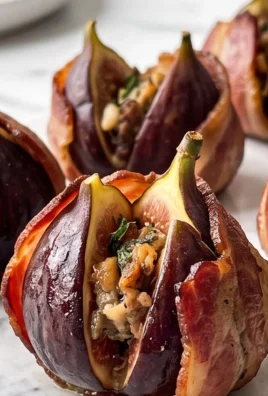 Beef Bacon Wrapped Stuffed Figs