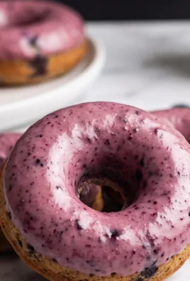 Blueberry Cake Donuts