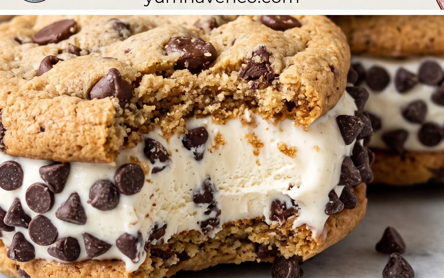 Cookie Ice Cream Sandwiches (Like a Chipwich!)