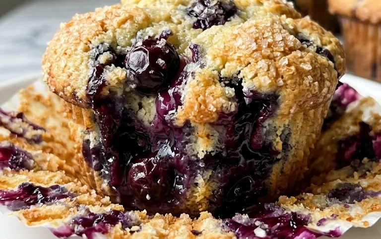 Homemade Blueberry Muffins