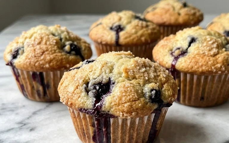 Homemade Blueberry Muffins