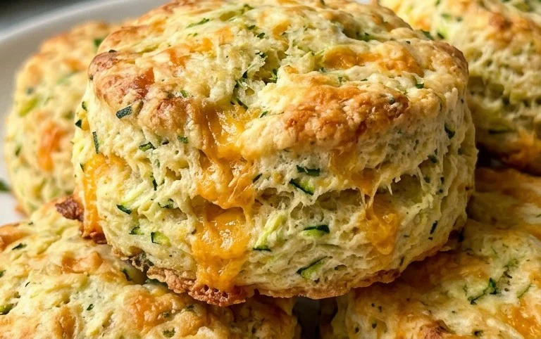 Zucchini Cheddar Biscuits