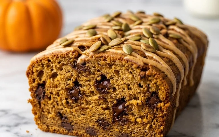 Pumpkin Chip Banana Bread