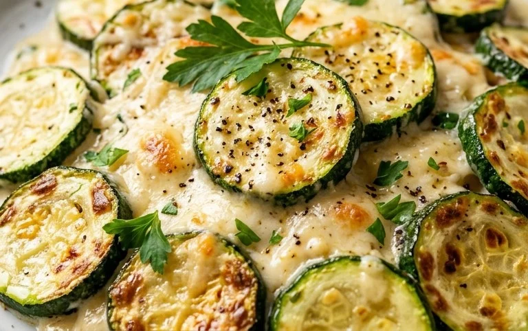 Creamy Parmesan Zucchini