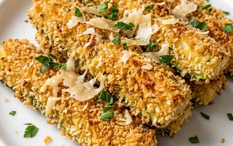 Baked Zucchini Sticks (Oven or Air Fryer)