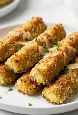 Baked Zucchini Sticks (Oven or Air Fryer)
