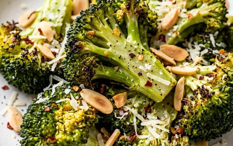 Oven Roasted Broccoli (Baked Broccoli)