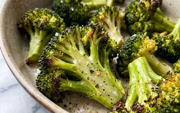 Oven Roasted Broccoli (Baked Broccoli)