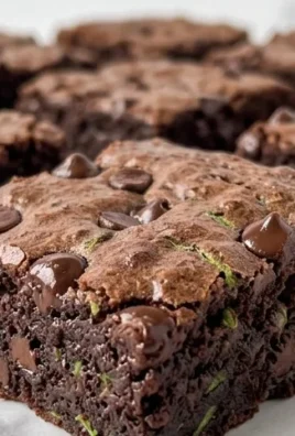Fudgy Dark Chocolate Zucchini Brownies Recipe