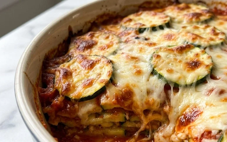 Three Cheese Zucchini Parmesan