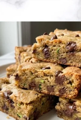 Chocolate Chip Zucchini Cookie Bars