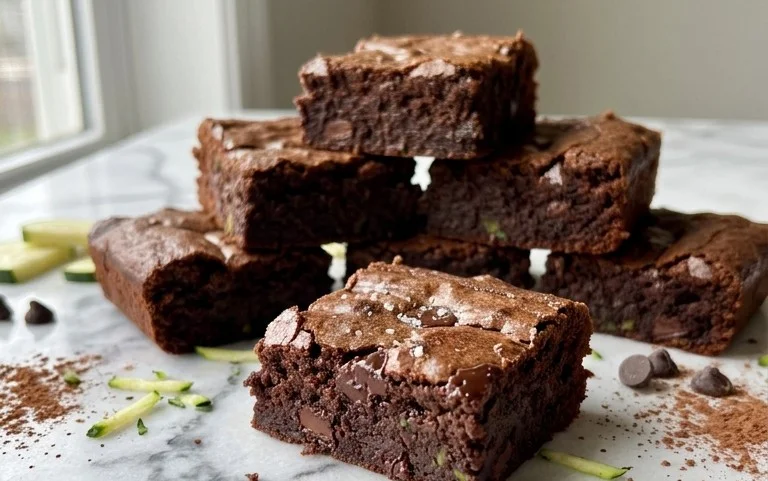 Secretly Healthy Zucchini Brownies