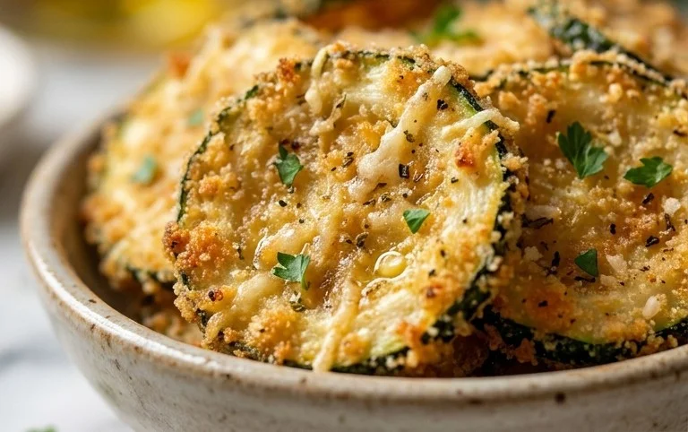 Crispy Baked Zucchini Chips