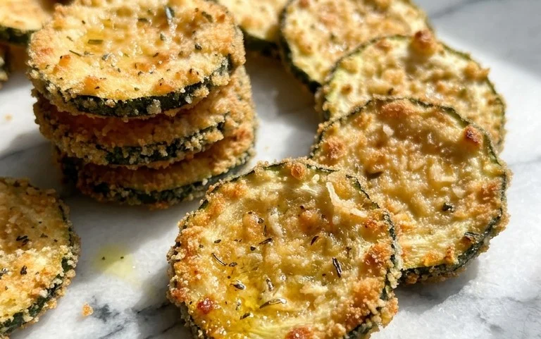 Crispy Baked Zucchini Chips