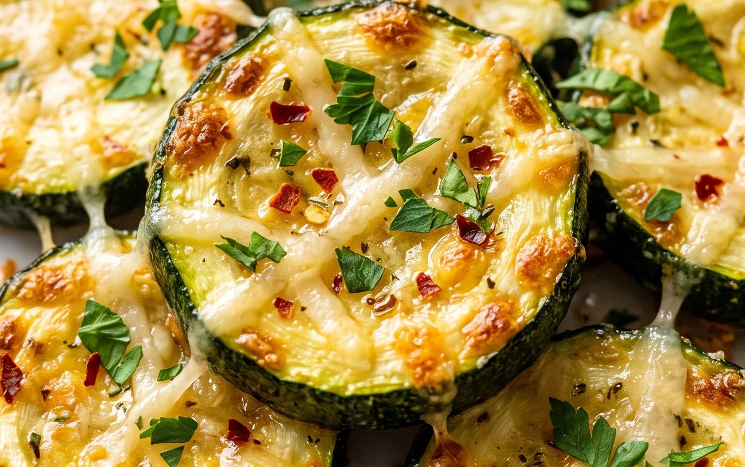 Oven Roasted Parmesan Zucchini