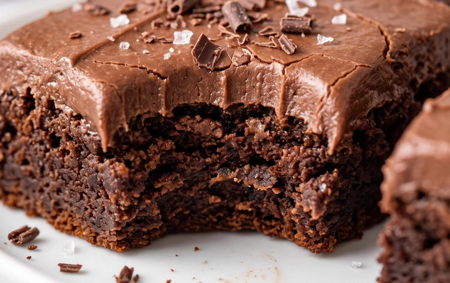 Zucchini Brownies with 1 minute Frosting!